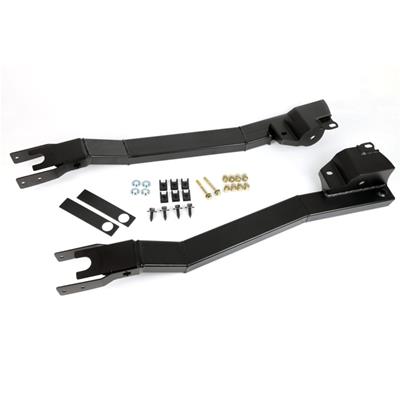 Ridetech Subframe Connectors, Bolt-on, Steel, Black Powdercoated, Chevrolet, Pontiac, Kit - 11187300