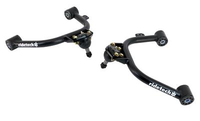 Ridetech Control Arms, StrongArm, Steel, Black Powdercoated, Chevy, GMC, Pickup, Front Upper, Pair - 11373699