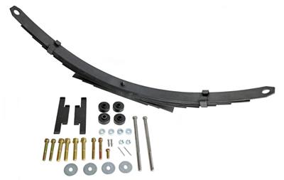 Ridetech Leaf Spring, Rear, Steel, Black, Lowered, Bushing Included, Chevy, Each - 11534899