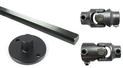 Ridetech Steering Shaft, Steel, Ford, Each - 12319505