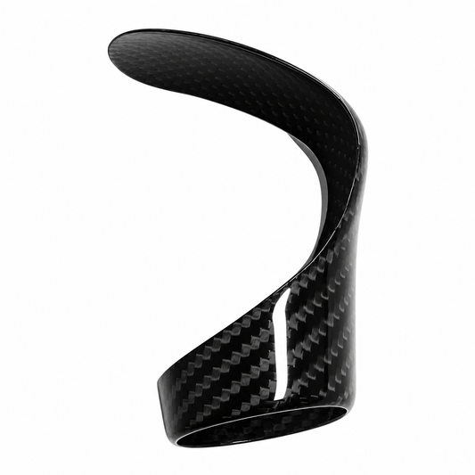 Carbon Fiber Steering Wheel Trim Gear Shift Knob Cover for Lexus RC NX RX F Sport