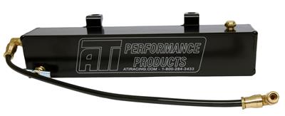 ATI Performance Products Transmission Catch Can, Rectangular, 1 liter Capacity, Aluminum, Black - 406611