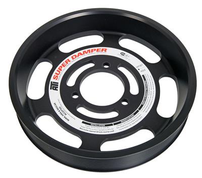 ATI Performance Products Supercharger Pulley, Crankshaft, 10 Groove, Serpentine, Steel, 9.770 in. - 916159