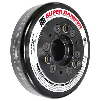 ATI Performance Products Harmonic Balancer, Super Damper, External Balance, Steel, Black, Chevy - 917080