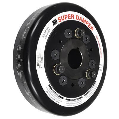 ATI Performance Products Harmonic Balancer, Super Damper, Internal Balance, Aluminum/Steel, Black - 917220