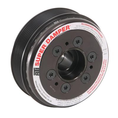 ATI Performance Products Harmonic Balancer, Super Damper, Internal Balance, Aluminum/Steel, Black - 917288