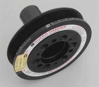 ATI Performance Products Harmonic Balancer, Super Damper, Internal Balance, Aluminum/Steel, Black - 917327