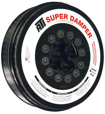 ATI Performance Products Harmonic Balancer, Super Damper, Internal Balance, Steel, Dodge, Cummins - 917374