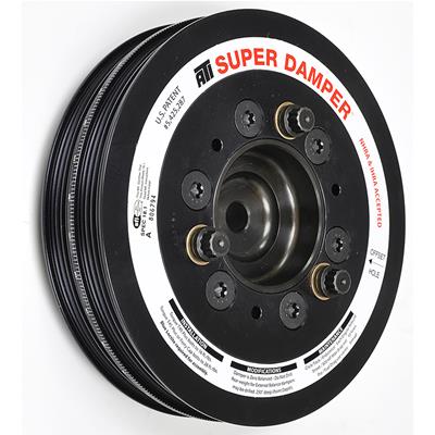 ATI Performance Products Harmonic Balancer, Super Damper, Internal Balance, Aluminum, Black, 6.78 - 917469