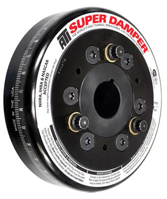 ATI Performance Products Harmonic Balancer, Super Damper, Internal Balance, Steel, Black, Chevy - 917782