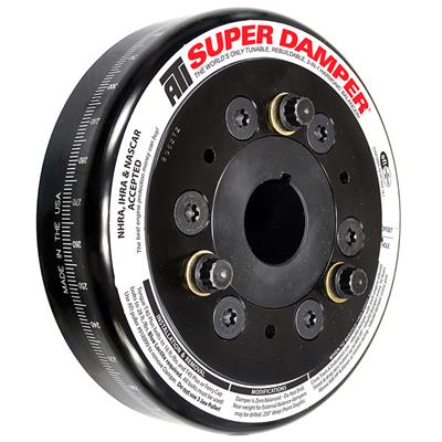 ATI Performance Products Harmonic Balancer, Super Damper, Internal Balance, Aluminum, Black, Ford - 917354