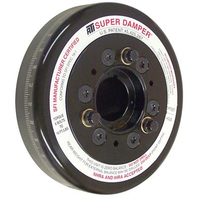 ATI Performance Products Harmonic Balancer, Super Damper, Internal Balance, Steel, Black, Chevy - 917784