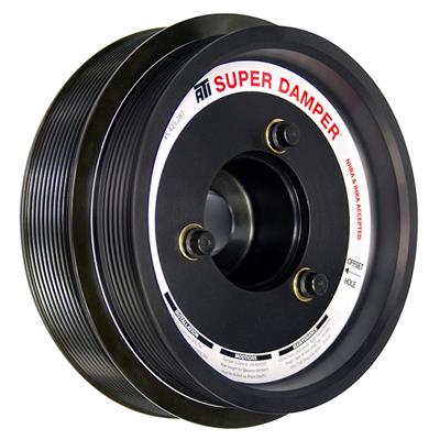 ATI Performance Products Harmonic Balancer, Super Damper, Internal Balance, Steel, Black, Ford - 918045