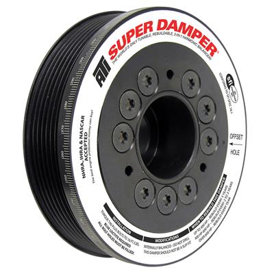 ATI Performance Products Harmonic Balancer, Super Damper, SFI, 5.5 in., Internal Balance, Aluminum - 918523