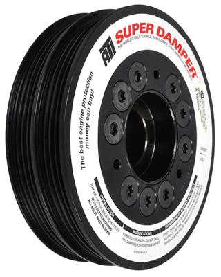ATI Performance Products Harmonic Balancer, Super Damper, Internal Balance, Aluminum/Steel, Black - 918529