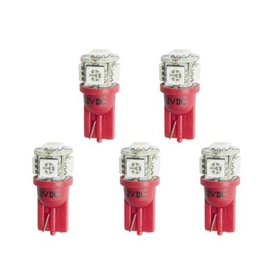 AutoMeter LED Replacement Bulb, Red, Set of 5 - 3284K