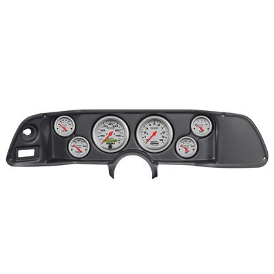 AutoMeter Instrument Cluster, Ultra-Lite Series, Tachometer, Speedometer, Fuel Level, Oil Pressure - 7022UL