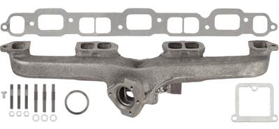 ATP Automotive Exhaust Manifold, Cast Iron, Black, Buick, Chevy, GMC, Oldsmobile, Pontiac, Each - 101140