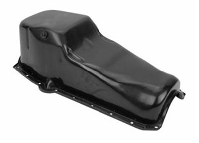 ATP Automotive Oil Pan, Rear Wet Sump, Steel, Black, 2-piece Rear Main Seal, Buick, Chevy, GMC - 103036