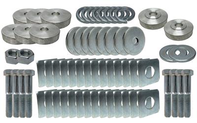 Auto Pro USA, INC Body Mount Bushings, Aluminum, Natural, Chevy, Kit - BM1017