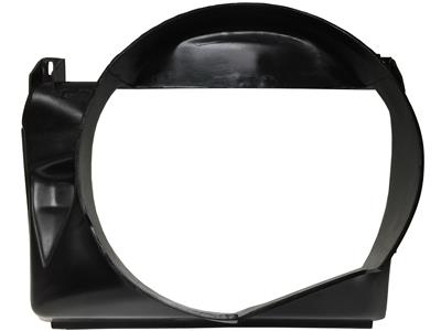 Auto Pro USA, INC Shroud, Radiator Fan, Black, Plastic, Chevrolet, Small Block, Corvette, Each - RS1003