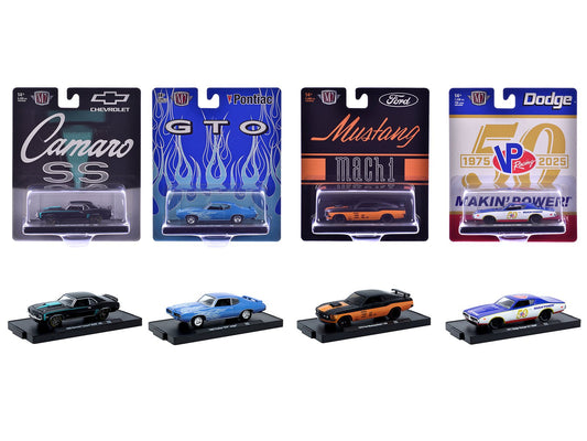 "Auto-Drivers" Set of 4 pieces in Blister Packs Release 133 Limited Edition to 8000 pieces Worldwide 1/64 Diecast Model Cars by M2 Machines free shipping USA
