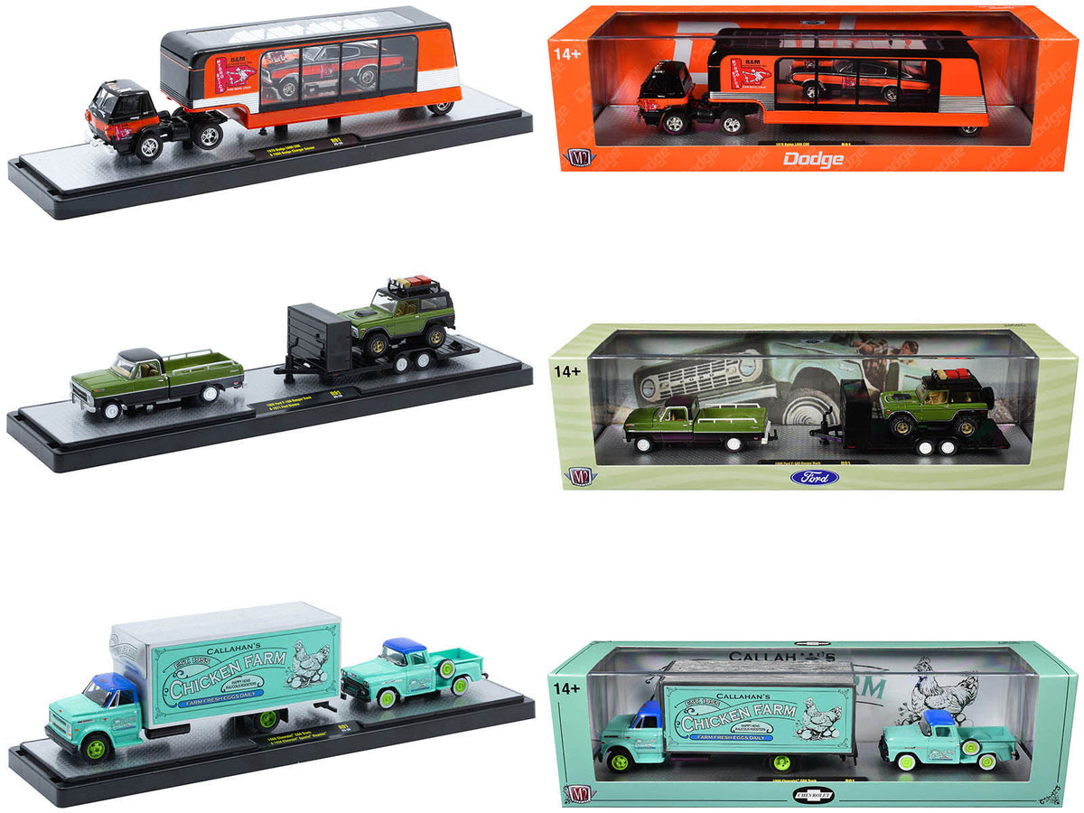 Rapid Vehicles Auto Haulers Set of 3 Trucks Release 91 Limited Edition to 8000 pieces Worldwide...