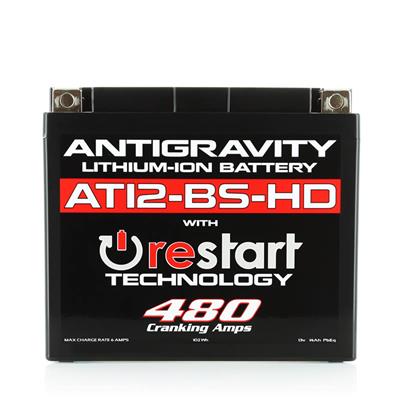 Antigravity Batteries Battery, Re-Start, Starting, 12 V, Lithium-Ion, 480 Amps, Each - AGAT12BSHDRS