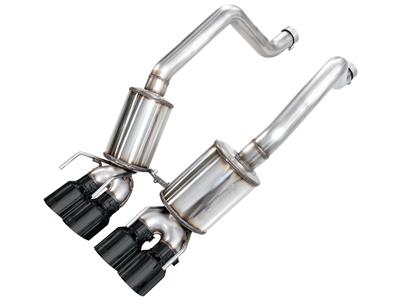 AWE Tuning Exhaust System, Track Edition, Catback, Stainless Steel, Natural, Single In Dual Out - 301543606