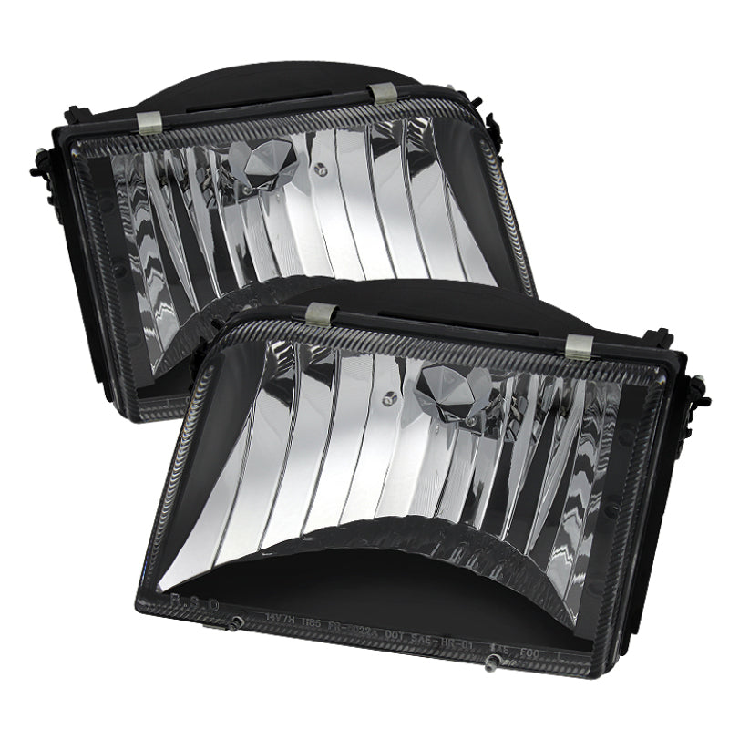 SPYDER Xtune Ford Ranger 93-97 Crystal Headlights Black HD-JH-FR93-BK 5073877