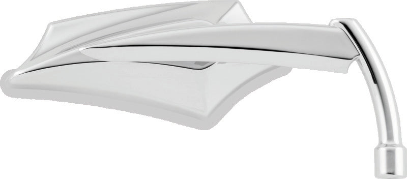 Bikers Choice 65-Up Chrome Angler Mirror Universal Custom Pair 488741