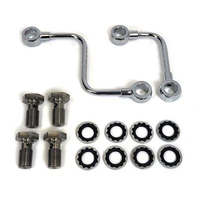 Baer Disc Brake Systems Brake Line, Remaster Hard Line, 3/16 in. Diameter, 3/8-24 in. Banjo - 6801318
