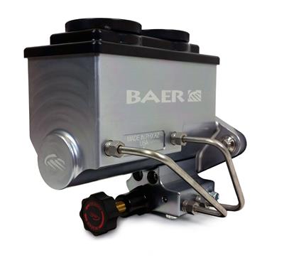 Baer Disc Brake Systems Master Cylinder, Adjustable Proportioning Valve, Gray Anodized, 1 1/8 in. - 6805211