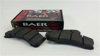 Baer Disc Brake Systems Brake Pads, Replacement, Ceramic, Ceramic Matrix, Set of 4 - D1247R