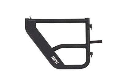 Body Armor 4x4 Doors, Tube, Rear, Steel, Black Textured Powdercoated, Jeep, Pair - JL6155