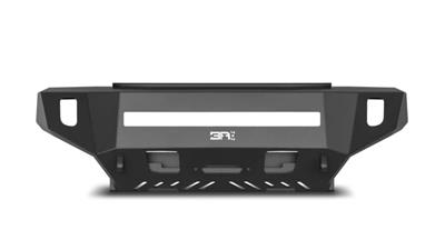 Body Armor 4x4 Bumper, Pro-Series, Front, Fabricated, Steel, Black Textured Powdercoated, Toyota - TC19341