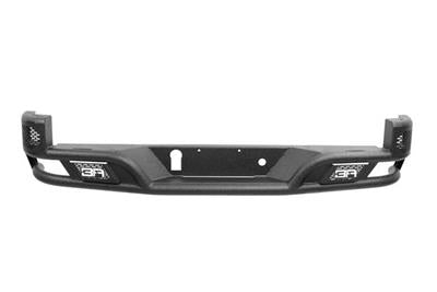 Body Armor 4x4 Bumpers, Toyota Desert Series Rear Bumpers, Tube Style, Steel, Black Textured - TC2962