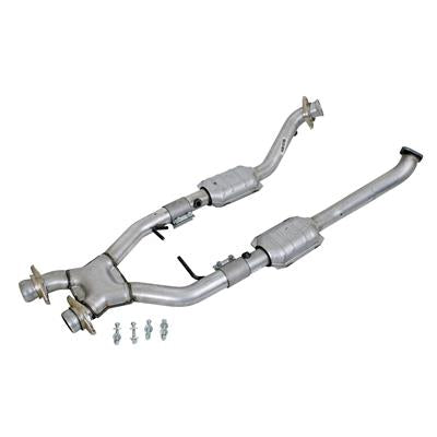 BBK Performance Crossover Pipe, X-Pipe, with Converters, Steel, Aluminized, 2.5 in., 4.6L, Kit - 1618