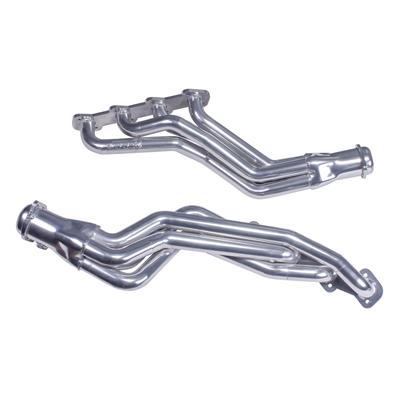 BBK Performance Headers, Long Tube, Steel, 1 5/8 in. Primary Tube Diameter, Polished Silver Ceramic - 35300