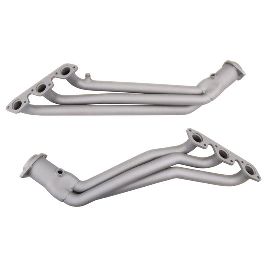 Ford Mustang V6 1-5/8 Long Tube Exhaust Headers Polished Silver Ceramic 99-04