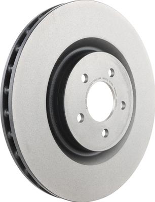 Brembo Brake Rotor, Brembo, Vented, Solid Surface, 13.98 in. Diameter, Iron, UV-Coated, Ford, Each - 09978111