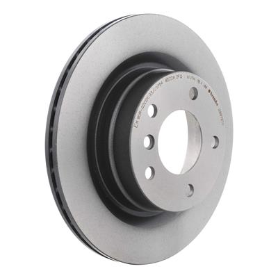 Brembo Brake Rotor, Brembo, Vented, Solid Surface, 11.81 in. Diameter, Iron, UV-Coated, BMW, Each - 09979311
