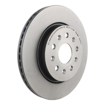 Brembo Brake Rotor, Brembo, Vented, Solid Surface, 12.4 in. Diameter, Iron, UV-Coated, Buick, Each - 09A97211