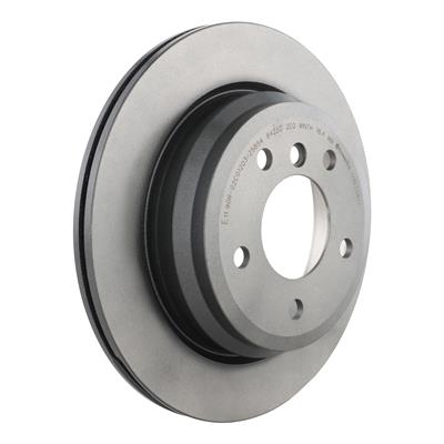 Brembo Brake Rotor, Brembo, Vented, Solid Surface, 11.81 in. Diameter, Iron, UV-Coated, BMW, Each - 09B33821