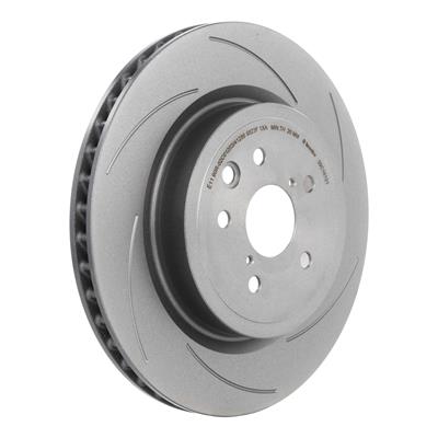 Brembo Brake Rotor, Brembo, Vented, Solid Surface, 13.58 in. Diameter, Iron, UV-Coated, Lexus, Each - 09C18121