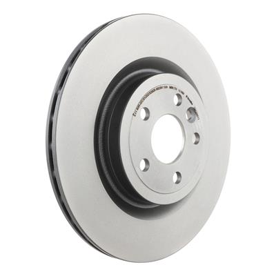 Brembo Brake Rotor, Brembo, Vented, Solid Surface, 12.8 in. Diameter, Iron, UV-Coated, Jaguar, Each - 09C20911