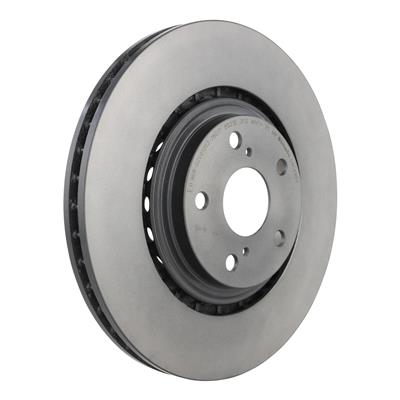 Brembo Brake Rotor, Brembo, Vented, Solid Surface, 12.91 in. Diameter, Iron, UV-Coated, Lexus, Each - 09C49911