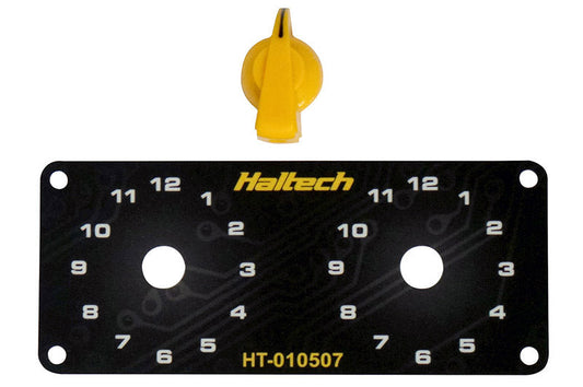 797 Performance, LLC Haltech Dual Switch Panel w/Yellow Knob - View 2