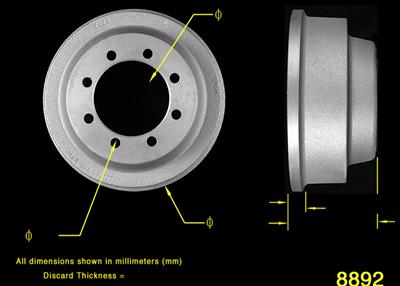 Bendix Brakes Brake Drums - PDR0264