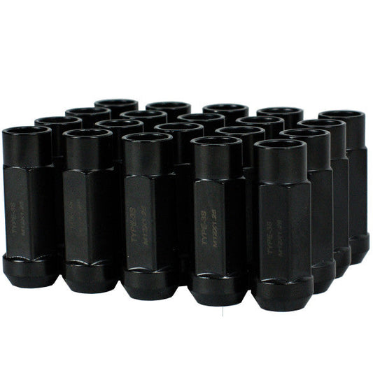 FR SPORT Godspeed New Type 3-X 55mm Steel Open End Lug Nuts 20 pcs. Set M12 X 1.25 - View 2